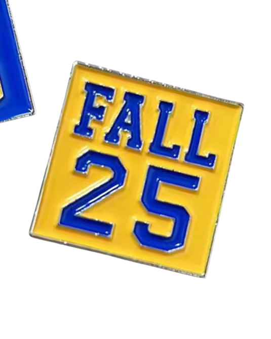 Fall 25 Pin - Blue and Yellow