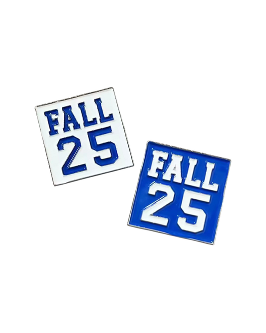 Fall 25 Pin - Blue and White