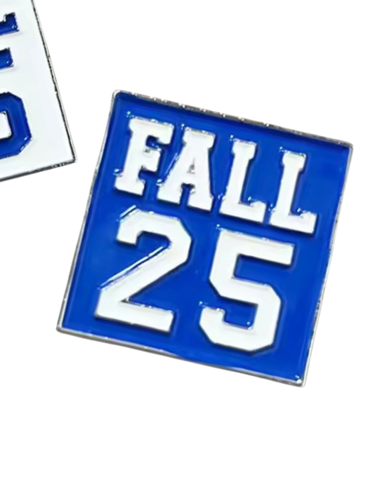 Fall 25 Pin - Blue and White