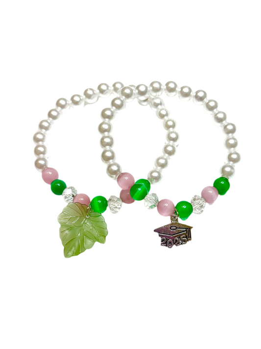 AKA class of ‘25 Graduation Bracelet