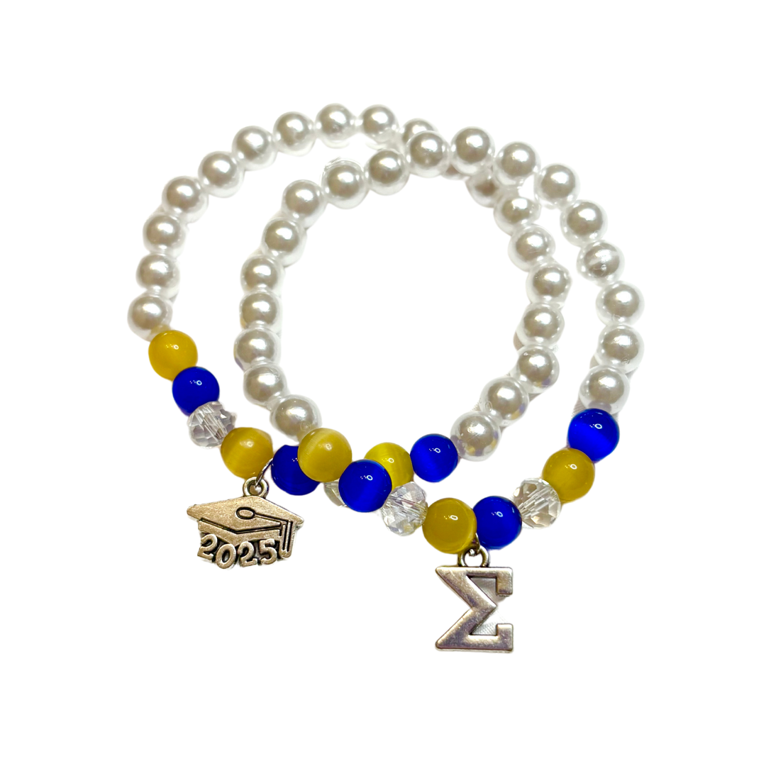 Sigma class of ‘25 Graduation Bracelet