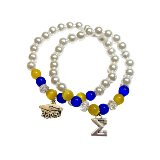 Sigma class of ‘25 Graduation Bracelet
