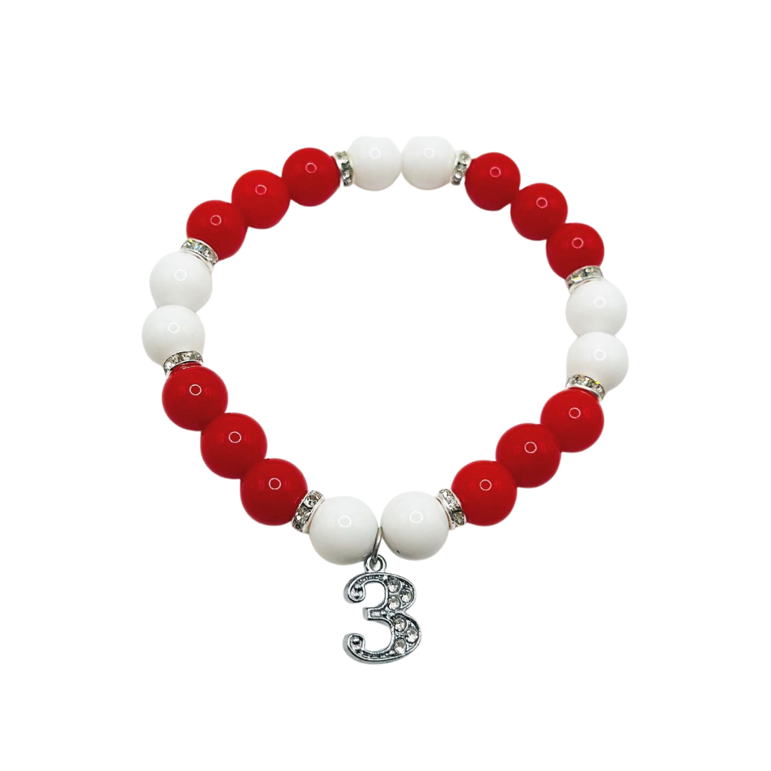 Delta Line Number Bracelet