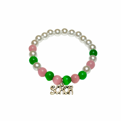 AKA Soror Charm Bracelet Set