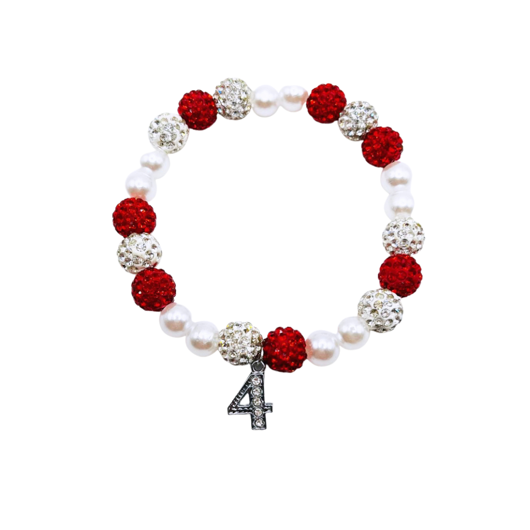 Delta Line Number Bracelet Set