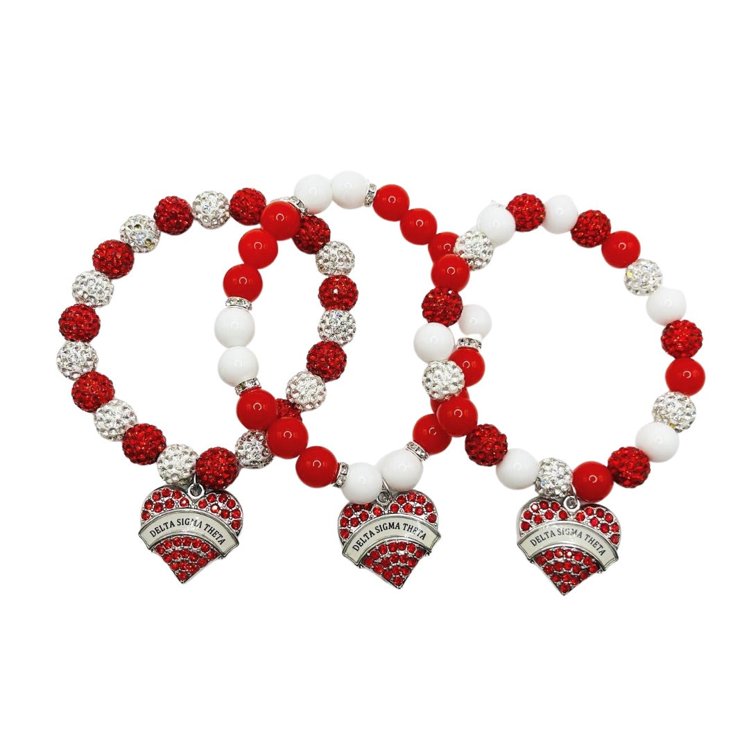 DST Bling Sorority Charm Bracelet