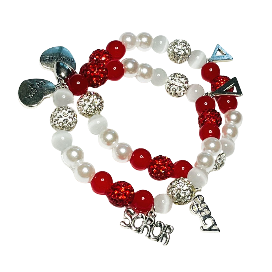 Delta Sorority Magnetic Legacy Bracelet Set