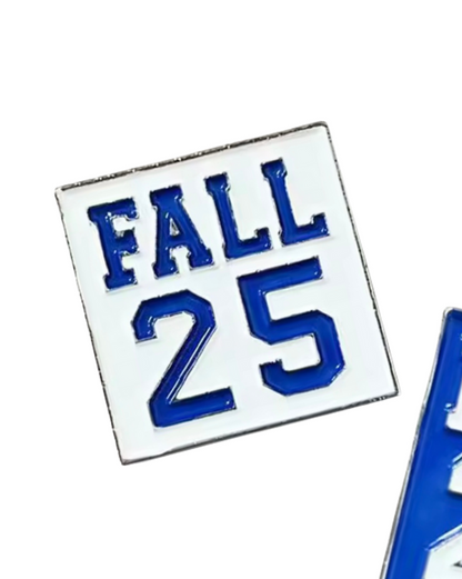Fall 25 Pin - Blue and White