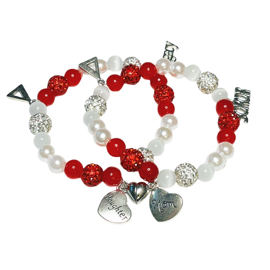 Delta Sorority Magnetic Legacy Bracelet Set