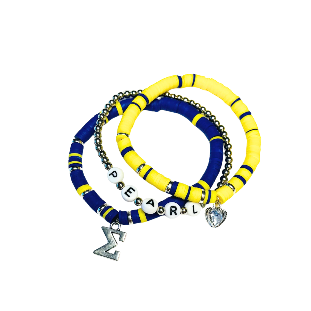 Sigma Club/Membership Bracelet Set