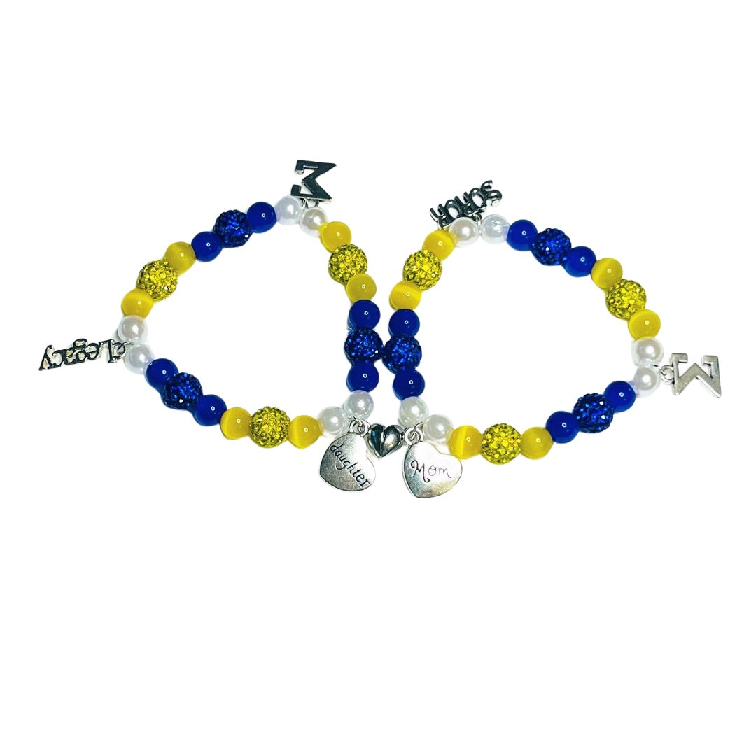 Sigma Sorority Magnetic Legacy Bracelet Set