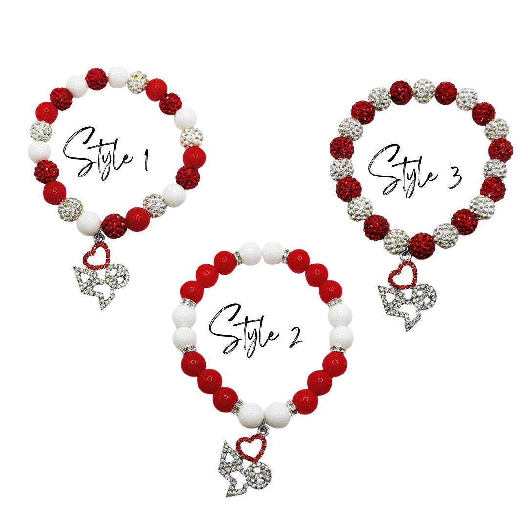 Delta Love Charm Bracelet