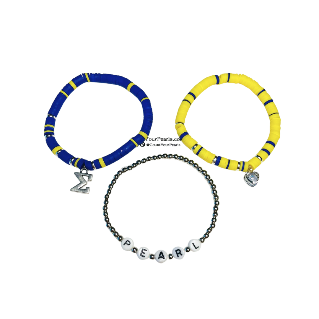 Sigma Club/Membership Bracelet Set