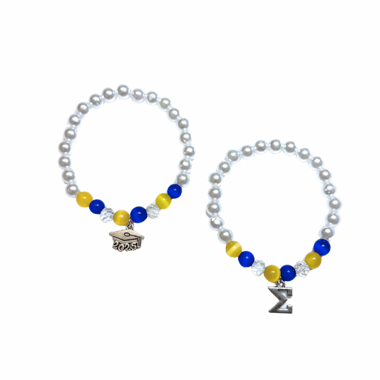 Sigma class of ‘25 Graduation Bracelet