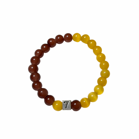Iota Line Number Bracelet
