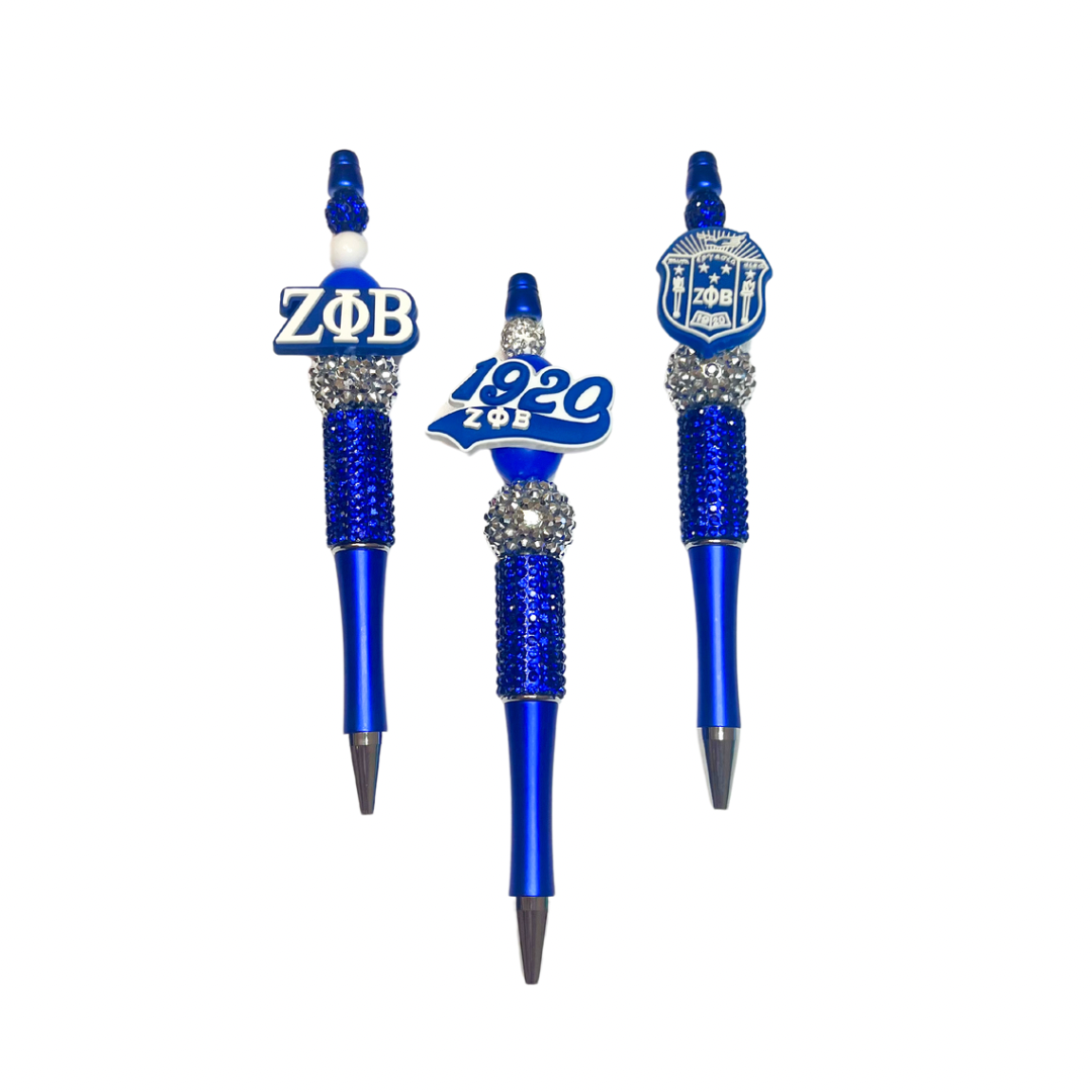 Zeta Charm Bling Pen