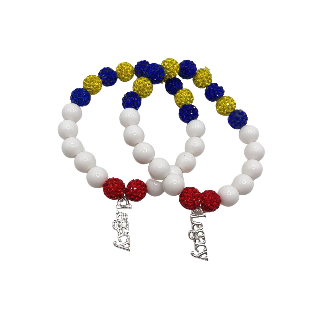 Sigma Pearls & Rubies Legacy Charm Bracelet