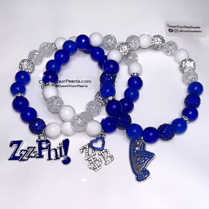 Zeta Sorority Charm Bracelet