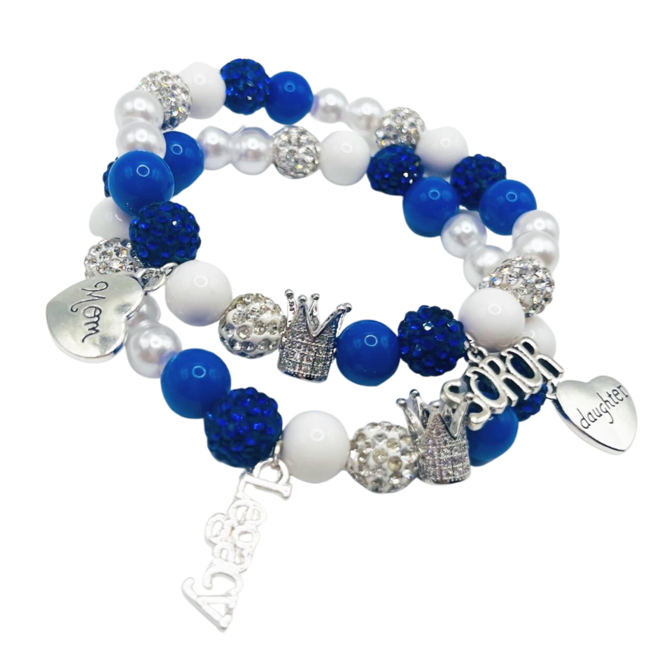 Zeta Sorority Matching Soror/Legacy Bracelets