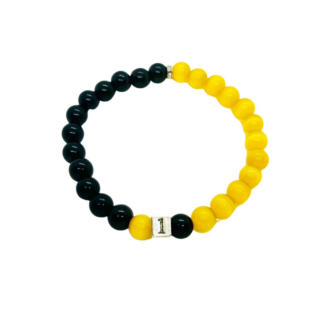 Alpha Line Number Bracelet