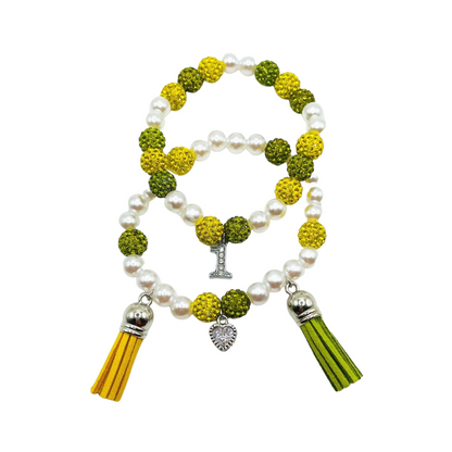 Nurse Sorority 1932 Line Number Position Charm Bracelet