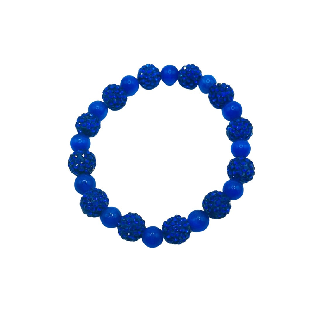 Sigma Sorority Solid Sparkle Bracelet