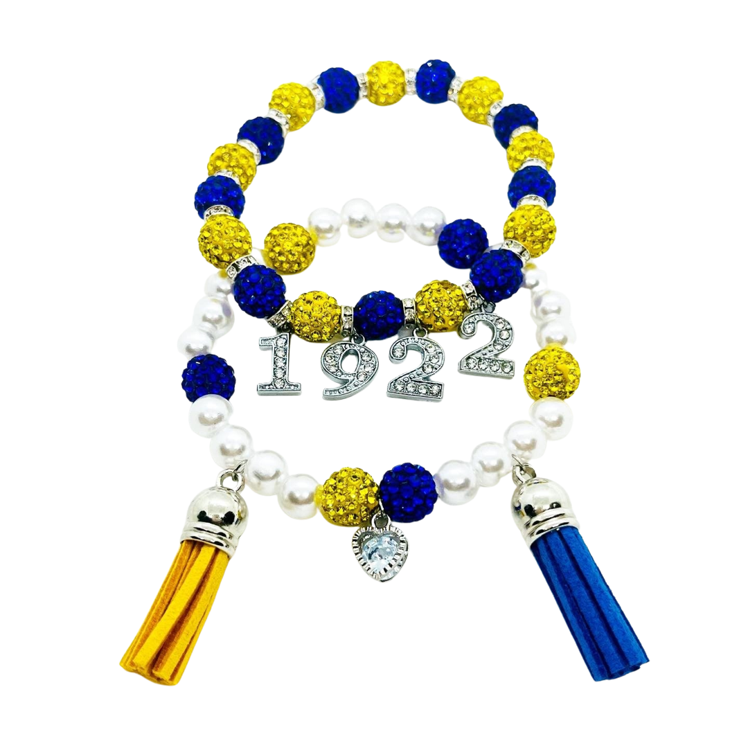 Sigma 1922 Sorority Bracelets - Set of 2 or Individual