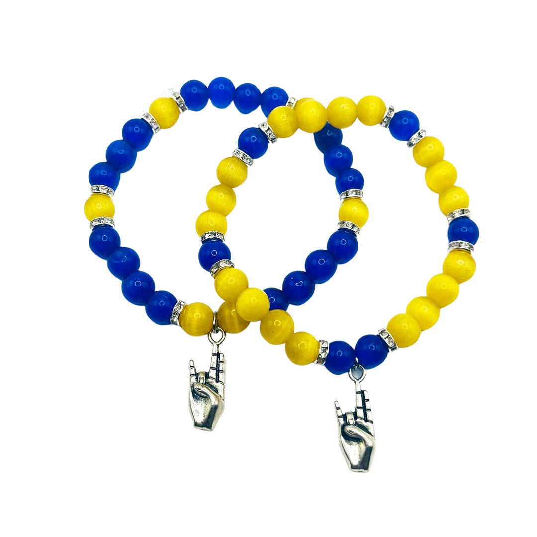 Sigma Hand Charm Bracelet