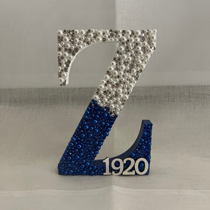Bedazzled Decorative Standing Z