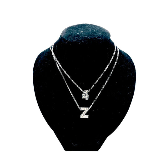 Zeta Line Number Necklace