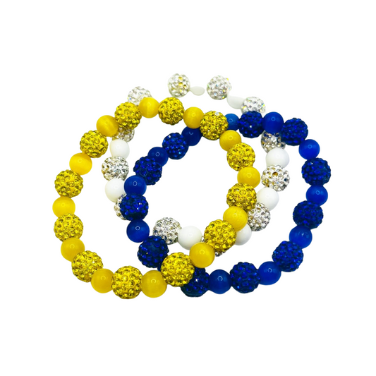 Sigma Sorority Solid Sparkle Bracelet