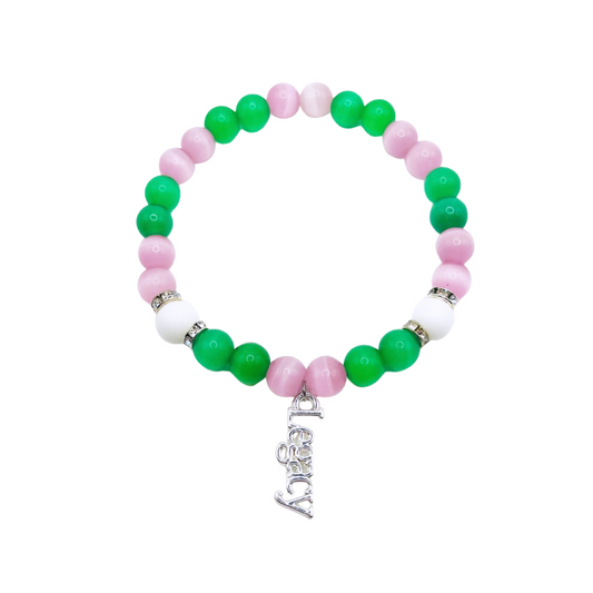 Pink & Green Legacy Charm Bracelet