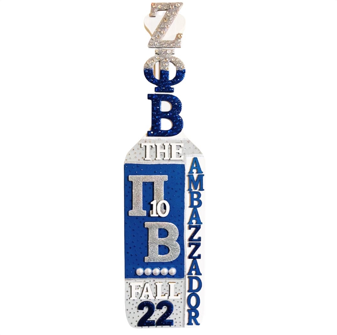 Zeta Sorority Paddle CountYourPearls