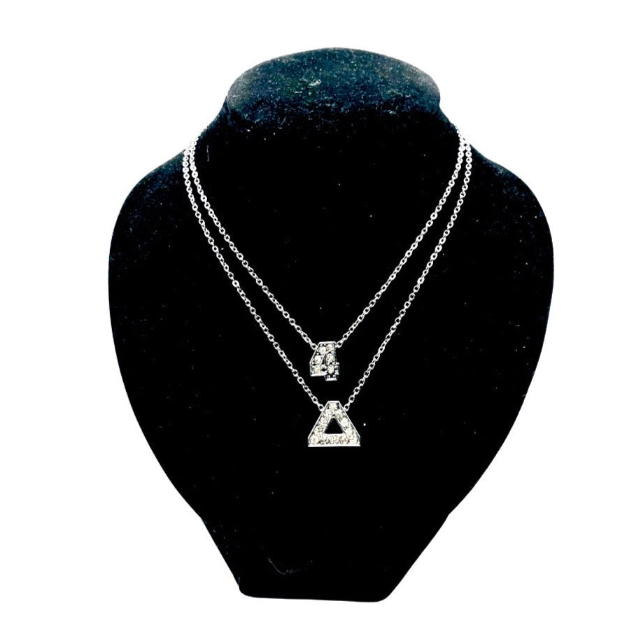 Delta Line Number Necklace