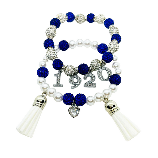 Zeta 1920 Sorority Bracelets - Set of 2 or Individual