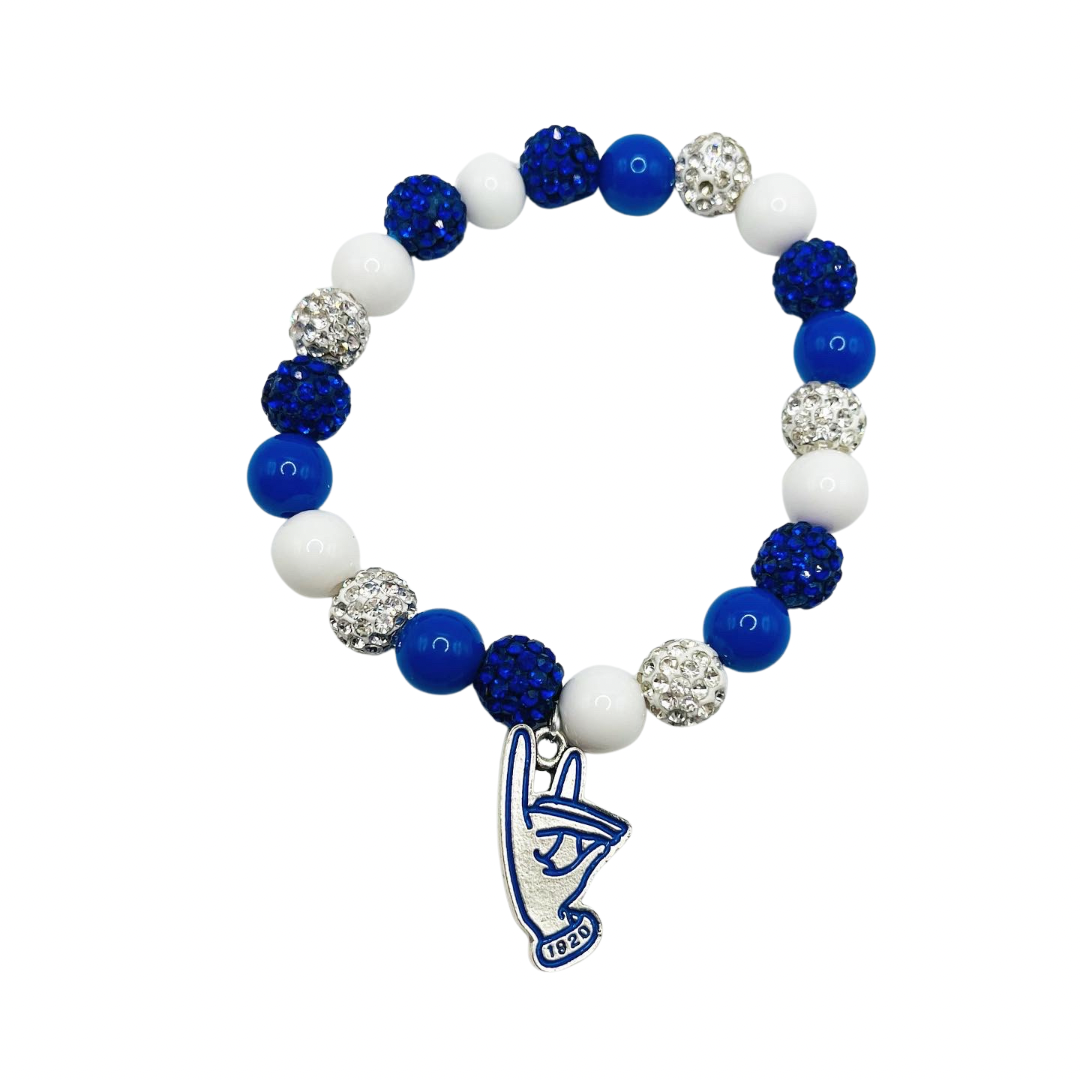 Zeta Handsign Charm Bracelet