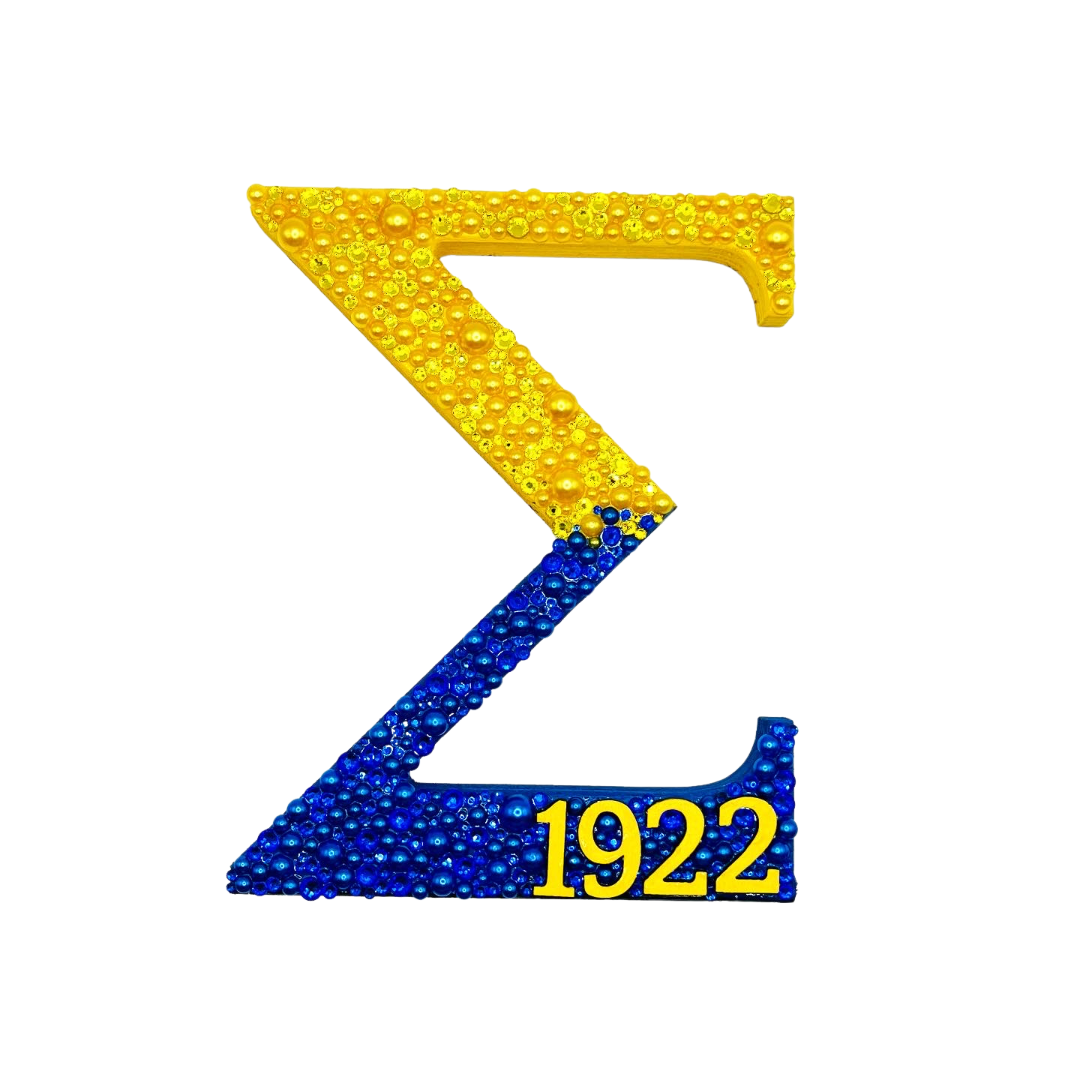 Bedazzled 6 in letter